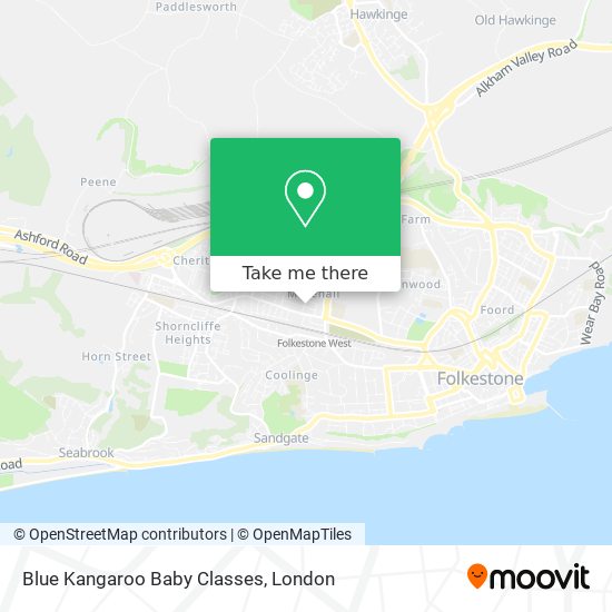 Blue Kangaroo Baby Classes map