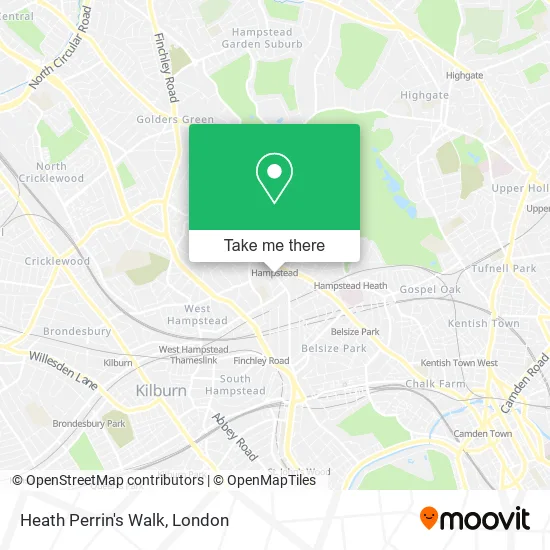 Heath Perrin's Walk map