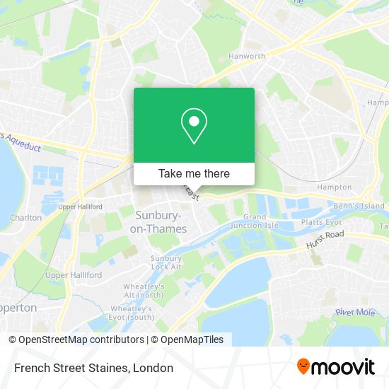 French Street Staines map