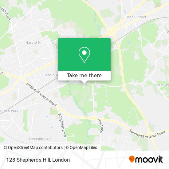 128 Shepherds Hill map