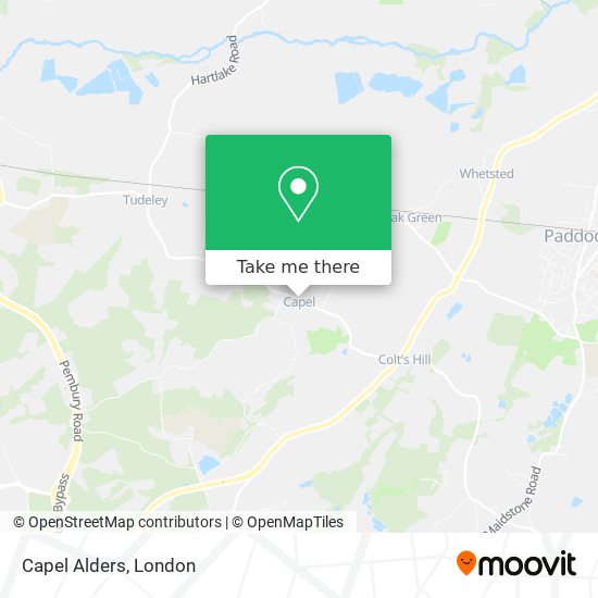 Capel Alders map