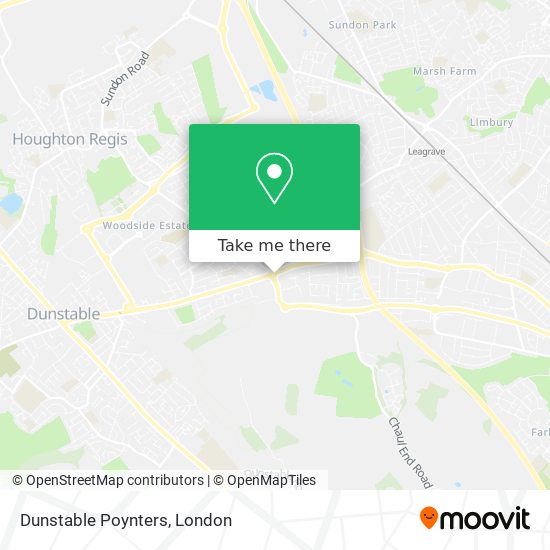 Dunstable Poynters map