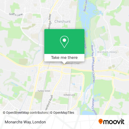 Monarchs Way map