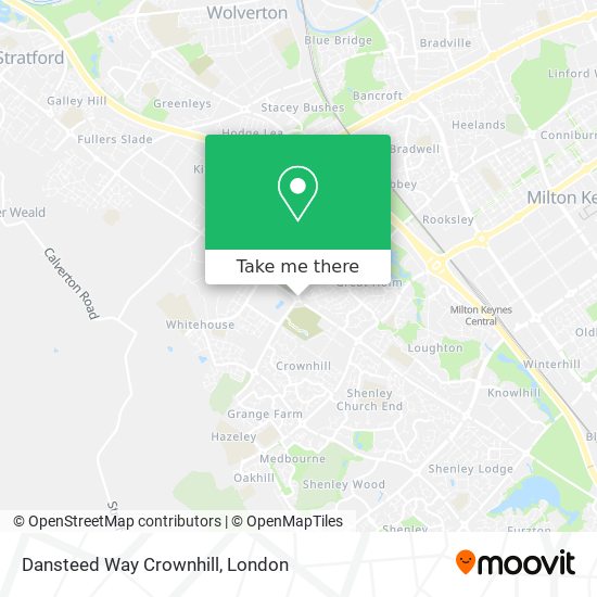Dansteed Way Crownhill map