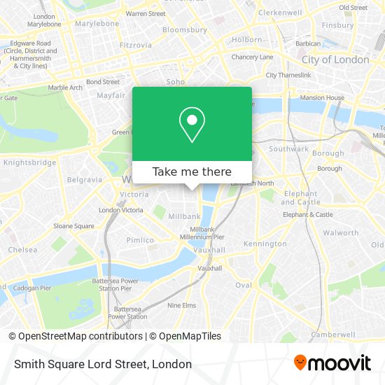 Smith Square Lord Street map