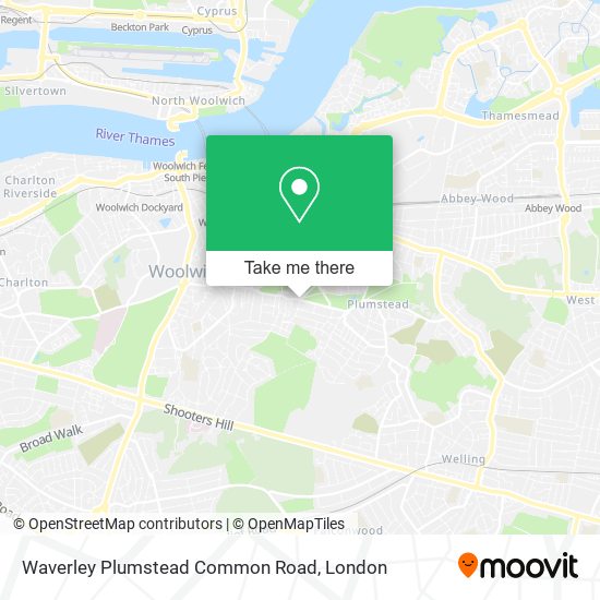 Waverley Plumstead Common Road map
