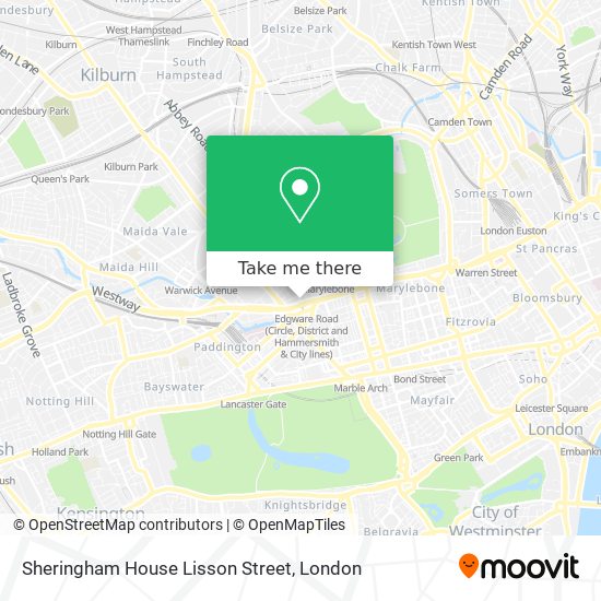 Sheringham House Lisson Street map