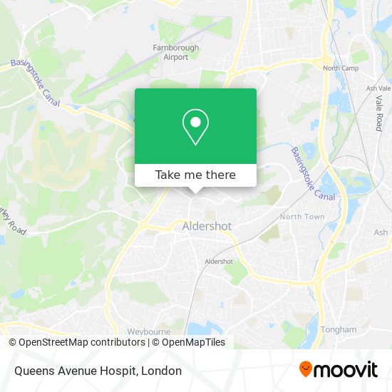 Queens Avenue Hospit map