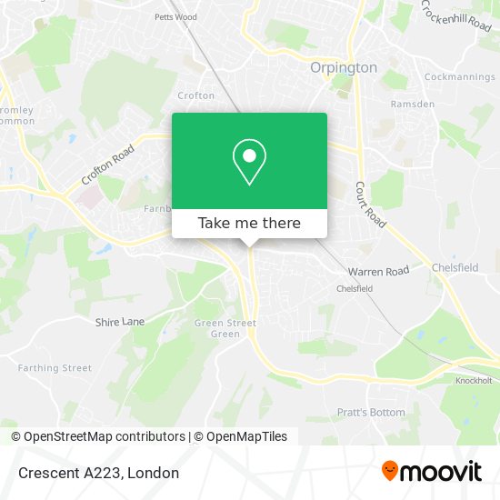 Crescent A223 map
