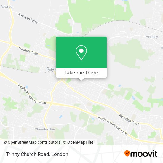 Trinity Church Road map