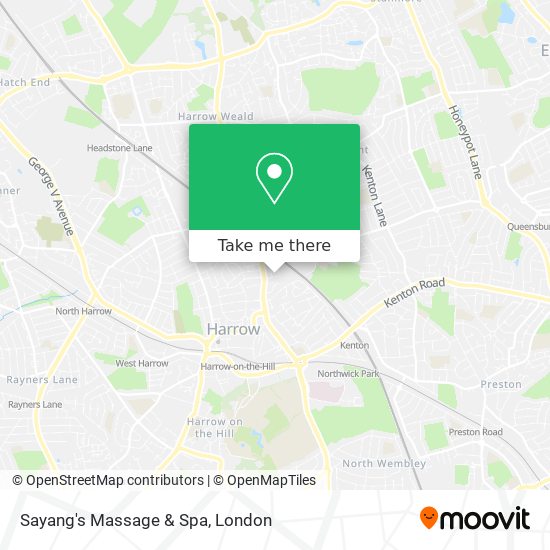 Sayang's Massage & Spa map