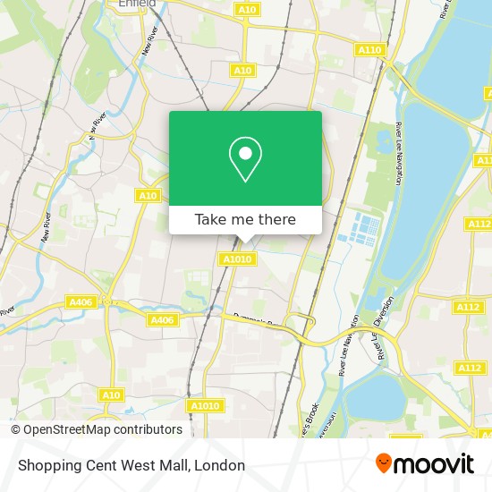 Shopping Cent West Mall map