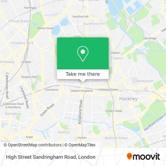 High Street Sandringham Road map