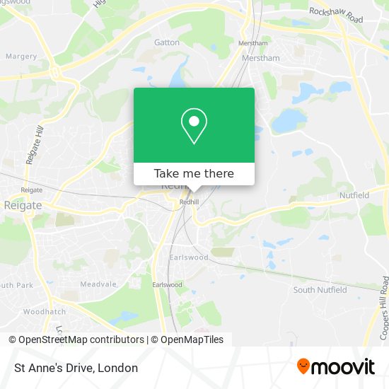St Anne's Drive map