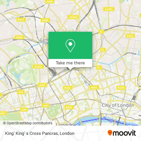 King' King' s Cross Pancras map