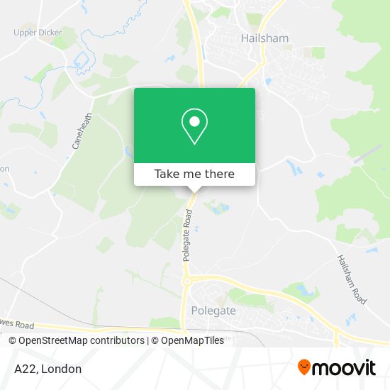 A22 map