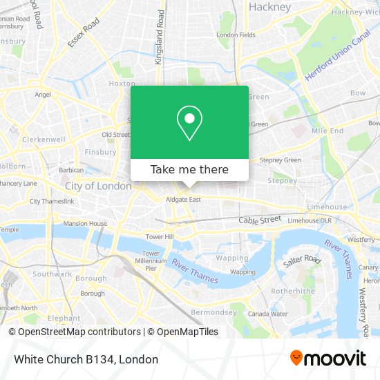 White Church B134 map