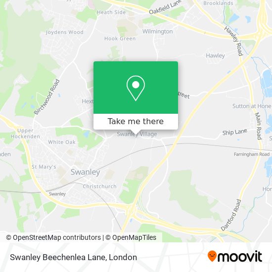 Swanley Beechenlea Lane map