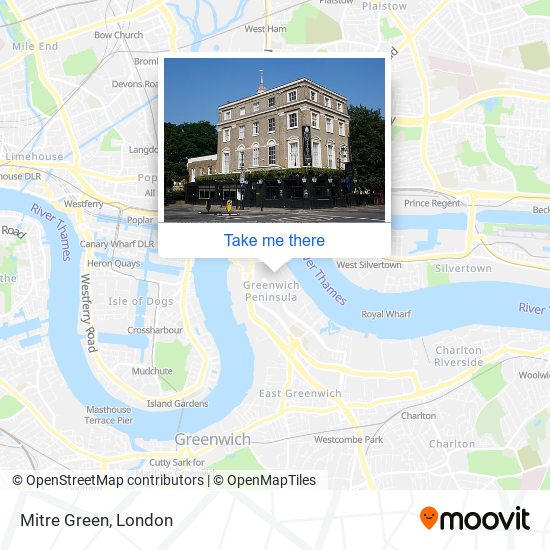 Mitre Green map