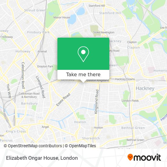 Elizabeth Ongar House map
