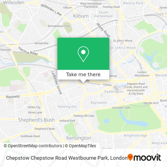Chepstow Chepstow Road Westbourne Park map