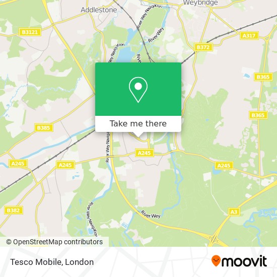 Tesco Mobile map