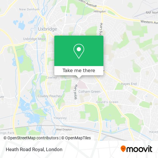 Heath Road Royal map