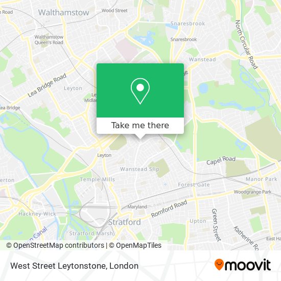 West Street Leytonstone map