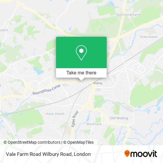 Vale Farm Road Wilbury Road map