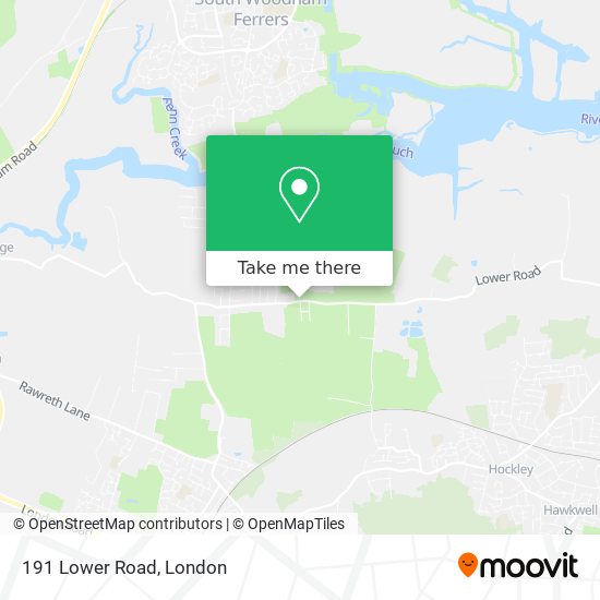 191 Lower Road map