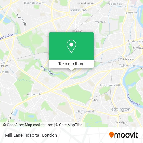Mill Lane Hospital map