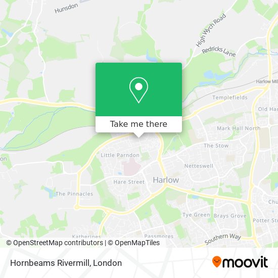 Hornbeams Rivermill map