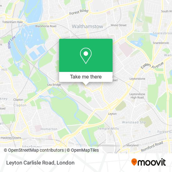 Leyton Carlisle Road map