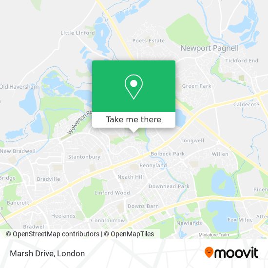 Marsh Drive map