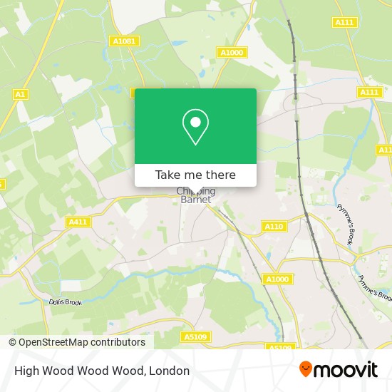 High Wood Wood Wood map