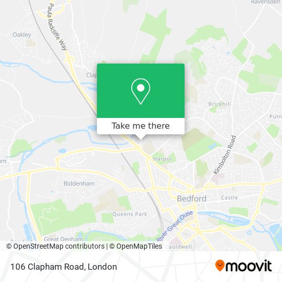 106 Clapham Road map