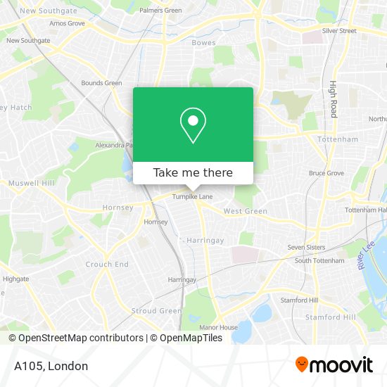 A105 map