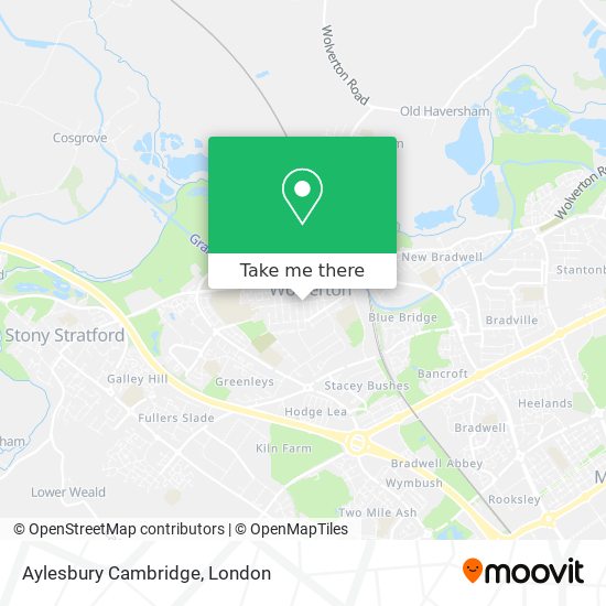 Aylesbury Cambridge map