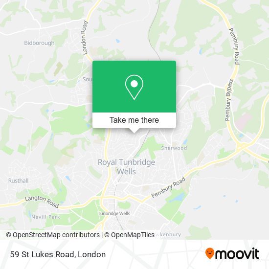 59 St Lukes Road map