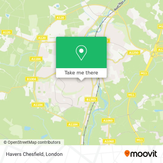 Havers Chesfield map