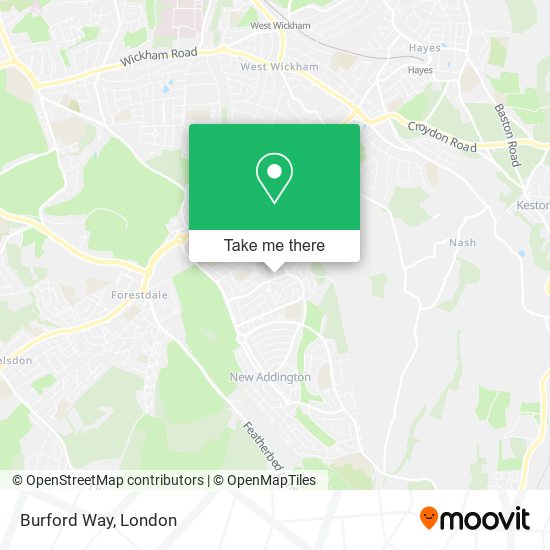 Burford Way map