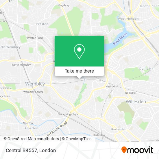 Central B4557 map