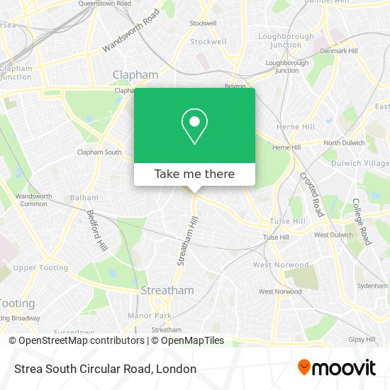 Strea South Circular Road map