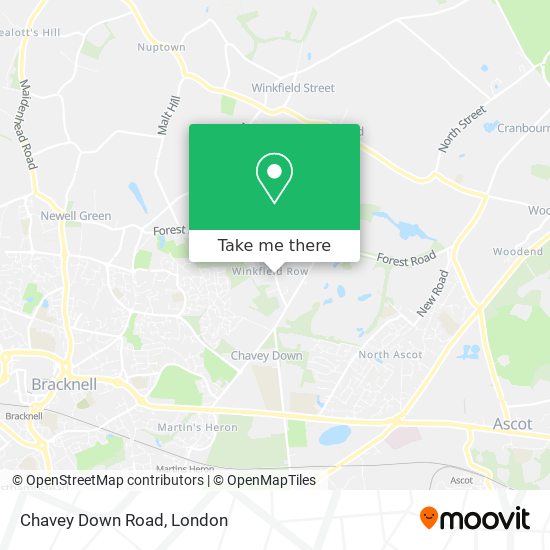 Chavey Down Road map