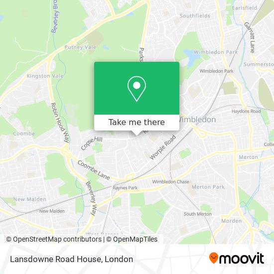 Lansdowne Road House map