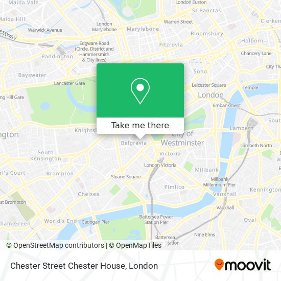 Chester Street Chester House map
