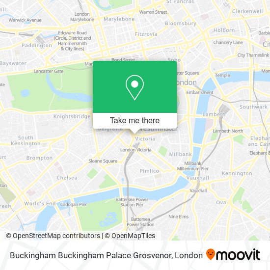 Buckingham Buckingham Palace Grosvenor map