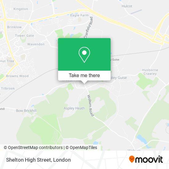 Shelton High Street map