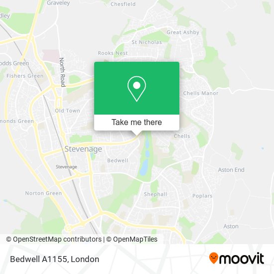Bedwell A1155 map