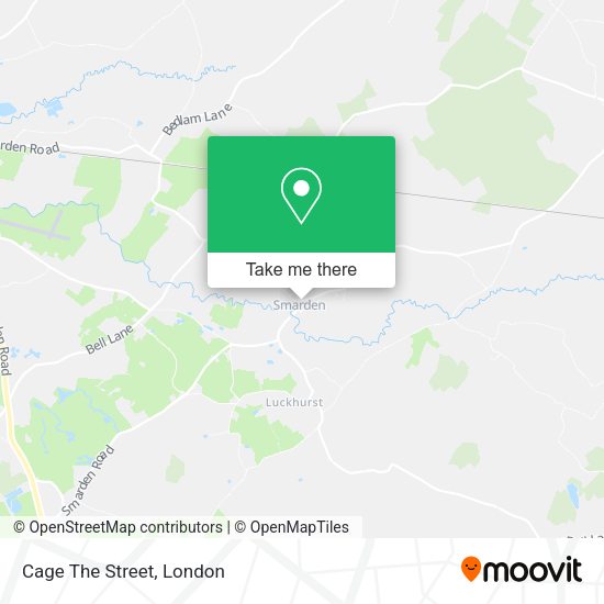 Cage The Street map